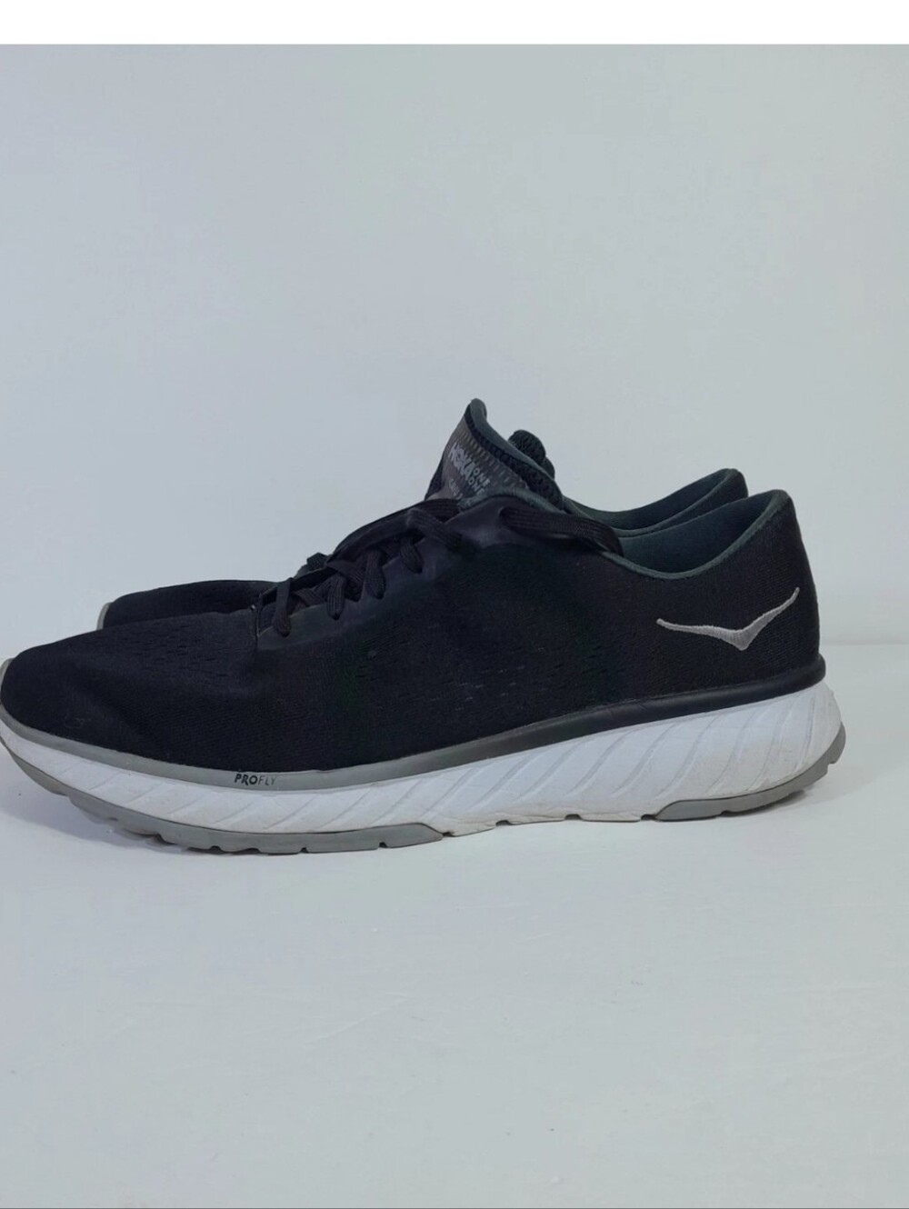HOKA ONE ONE BLACK CAVU 2  RUNNING Sneaker Men 12.5 Used Replacement Insoles